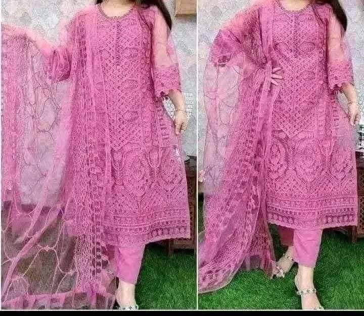 1000028219 Red Angel Embroidered Party Dress Collection - Image 1
