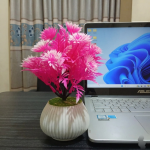 Artificial Flower Plant with Ceramic Pot - Image 4