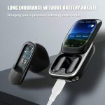APP Control Build In Watch TWS Large Screen Headphone Sliding Cover Earbuds LCD Smart Touch Wireless TWS With ANC Noise Cancellation SupportAvoo - Image 7