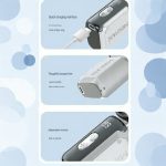 High-Speed Portable Digital Display Pocket Mini Handheld Small Fan-(3600 mAh) - Image 4