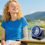 Multi-Function High-Speed Turbine Digital Display Desktop Fan (Big Size) - Image 6