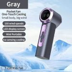Premium High Speed Small Wind Cannon Turbine Handheld Refrigeration Small Violent Mini Portable Handheld Fan-24000 RPM - Image 8