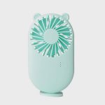 Slim Flat Pocket Mini Handheld Fan with Mobile Stand - Image 6
