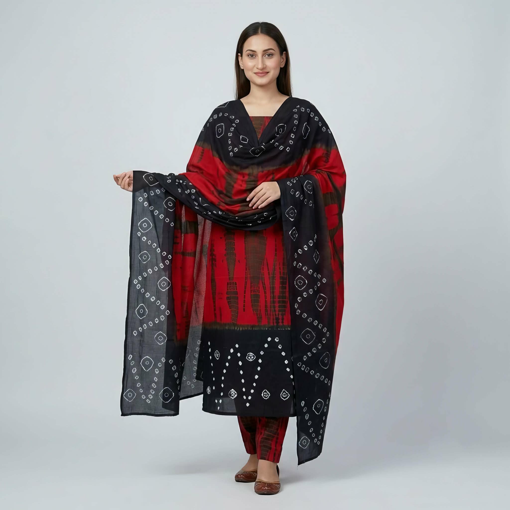 received_1306716834531154 Premium Batik Cotton Three Piece for Women.. (Copy) - Image 1
