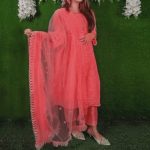 Red Angel Embroidered Party Dress Collection (Copy) - Image 4