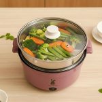 RUNBAISEN 5.5L Multi-Function Electric Cooking Pot with Steamer - Image 5