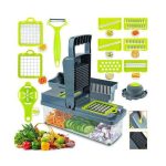 ১৬ ইন ১ ভেজিটেবল স্লাইসার - 16 in 1 Kitchen Vegetable Slicer & Chopper - Image 2
