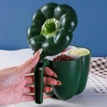 ক্যাপসিকাম শেপ স্পাইস বক্স - Capsicum Shape Spice Box & Masala Organizer - Image 3