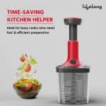 Bright Push Chopper For Vegetable & Onion - Image 4