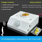 Motion Sensor Light Socket (E27) - Image 3