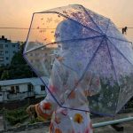 Transparent Umbrella - রোদ ও বৃষ্টির জন্য আকর্ষণীয় ৩-ফোল্ড ছাতা - Image 2