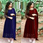 Premium Indian Weightless Georgette Embroidery Party Dress For Women - Image 4