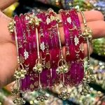প্রিমিয়াম কাশ্মীরি ঝুমকা চুড়ি সেট - Image 4