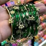 প্রিমিয়াম কাশ্মীরি ঝুমকা চুড়ি সেট