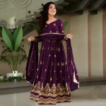 Premium Quality Indian Weightless Georgette Semi-Stitched Replica Three-Piece - Image 2