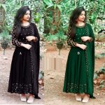 Premium Indian Weightless Georgette Embroidery Party Dress For Women - Image 3