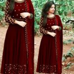 Premium Indian Weightless Georgette Embroidery Party Dress For Women