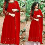 Premium Indian Weightless Georgette Embroidery Party Dress For Women - Image 5