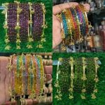 কাশ্মীরি চুড়ি সেট - প্রিমিয়াম কোয়ালিটি মাল্টিকালার ব্যাংগেল - Image 7