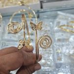 Exclusive Premium Golden Statement Cuff Bracelet for Women - Image 3
