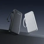 Ven-Dens VD-PB060 22.5W 10000mAh Fast Charging Power Bank with Built-in Cables - Image 2