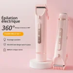 2-in-1 Double Headed Rechargeable Electric Epilator & Body Hair Trimmer with Digital Display - Image 3
