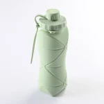 600ml Silicone Folding Bottle - ট্রাভেল ও স্পোর্টসের জন্য পোর্টেবল ফোল্ডিং ওয়াটার বোটল - Image 3