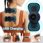 Portable Mini EMS Electric Neck & Body Massager Pad - Image 3