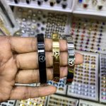 Luxury Stainless Steel Screw Bangle Bracelet for Men & Women