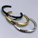 Luxury Stainless Steel Screw Bangle Bracelet for Men & Women - Image 2