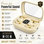 Model Q10 4-in-1 Mirror Display Wireless Earbuds with 60 Hours Battery Backup - Image 2
