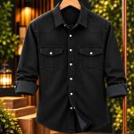 Premium Trendy Denim Shirt - Image 6